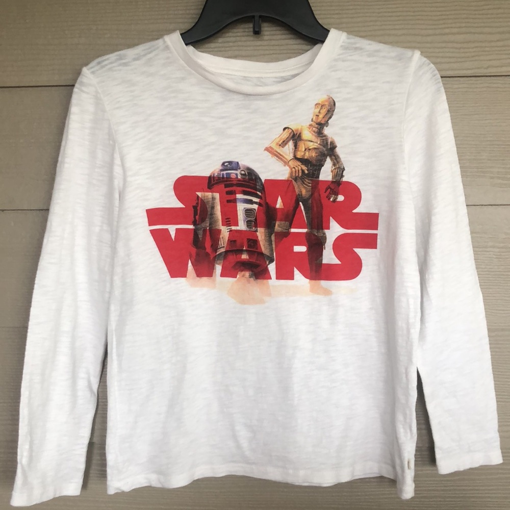 Boys Gap Star Wars Long Sleeve T-Shirt Size Large